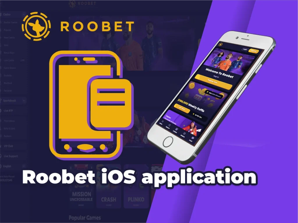 Roobet app for iOS apple devices