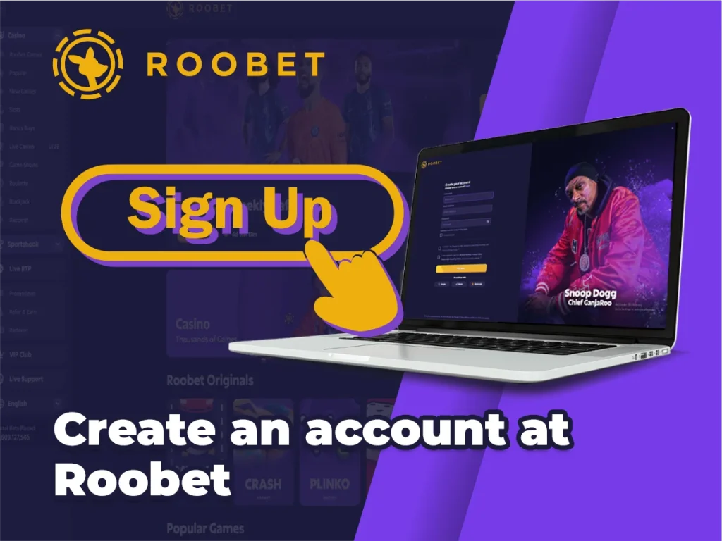 Roobet registration